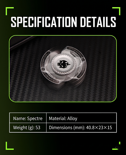 Fidget Spinner de Metal Spectre
