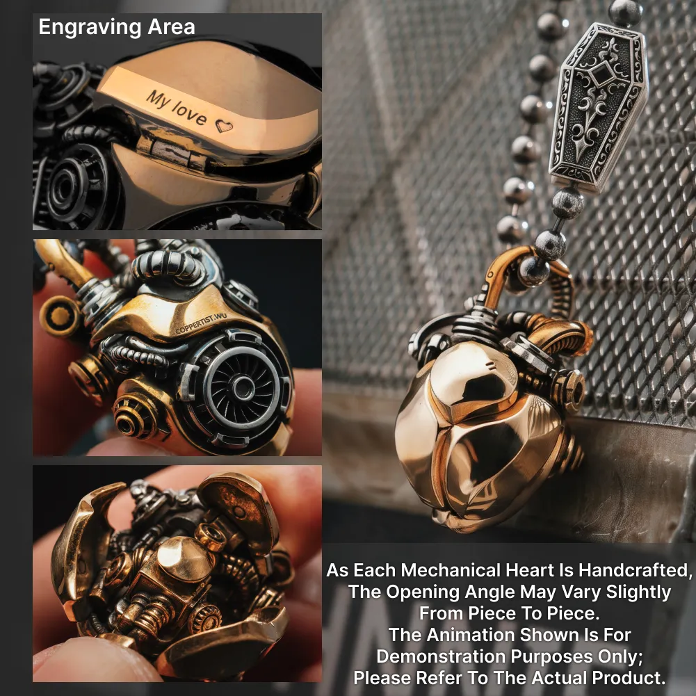 Mechanical Heart Pendant
