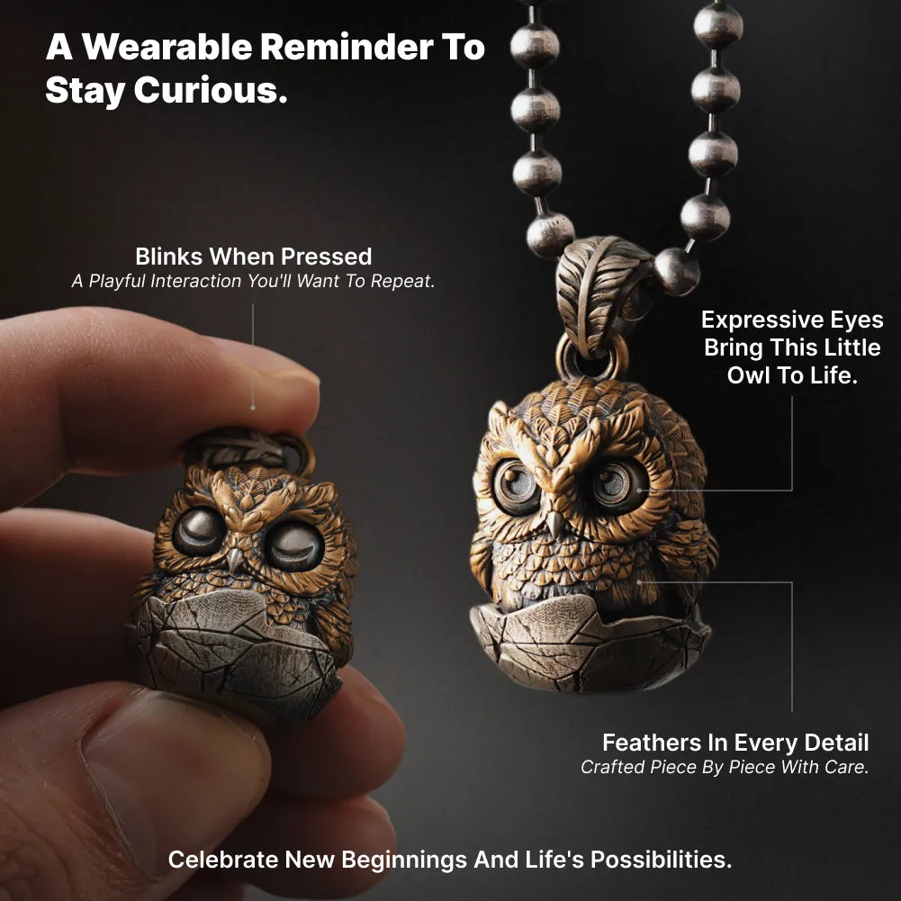 Owl Fidget Pendant